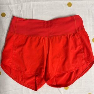 LULULEMON speed up shorts